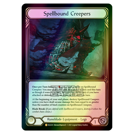 Flesh & Blood - Tales of Aria - SPELLBOUND CREEPERS (Legendary) ELE224 (Cold Foil)