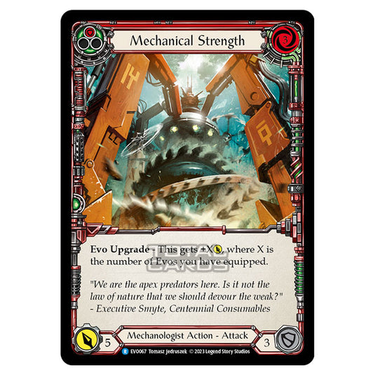 Flesh & Blood - Bright Lights - Mechanical Strength (Red) - EVO067