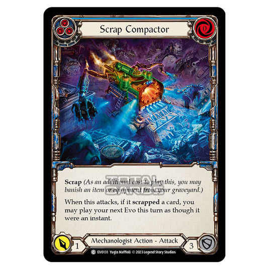 Flesh & Blood - Bright Lights - Scrap Compactor (Blue) - EVO131