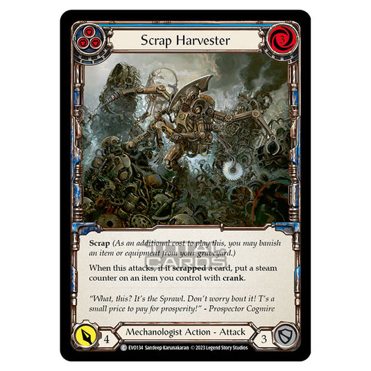 Flesh & Blood - Bright Lights - Scrap Harvester (Blue) - EVO134