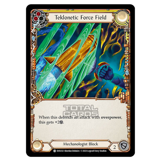 Flesh & Blood - Bright Lights - Teklonetic Force Field (Yellow) - EVO232