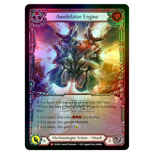 Flesh & Blood - Bright Lights - Annihilator Engine (Extended Art) (Rainbow Foil) - EVO054a