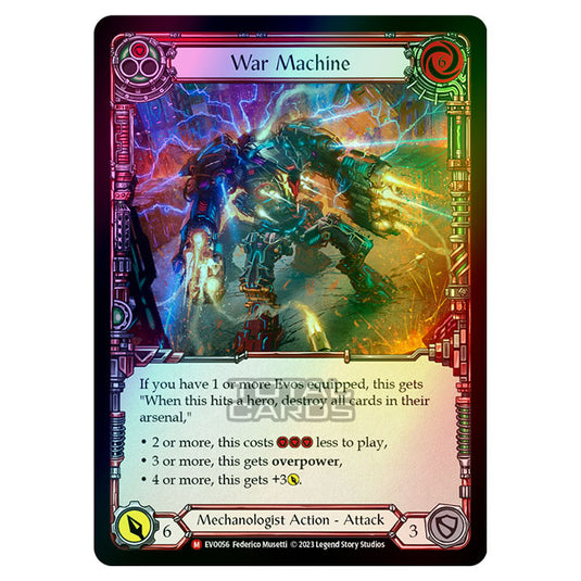 Flesh & Blood - Bright Lights - War Machine (Rainbow Foil) - EVO056