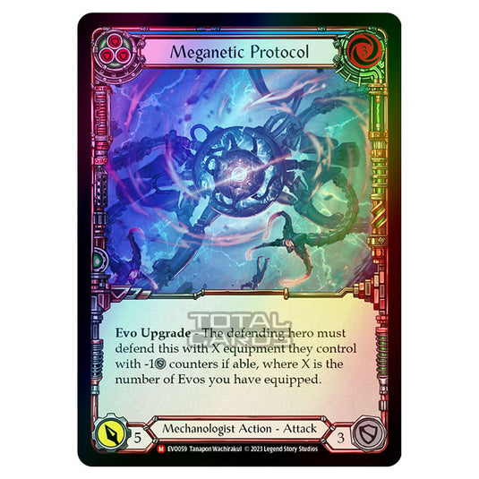 Flesh & Blood - Bright Lights - Meganetic Protocol (Rainbow Foil) - EVO059