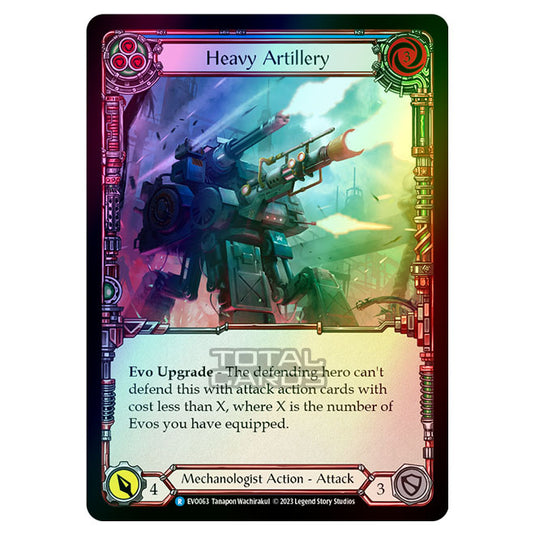 Flesh & Blood - Bright Lights - Heavy Artillery (Blue) (Rainbow Foil) - EVO063