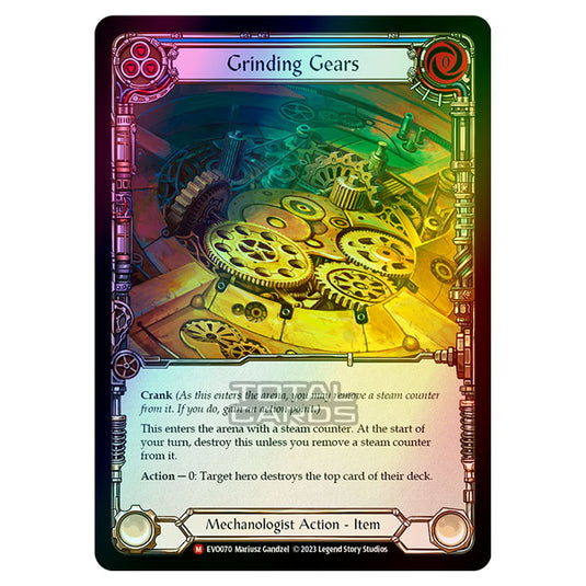 Flesh & Blood - Bright Lights - Grinding Gears (Rainbow Foil) - EVO070