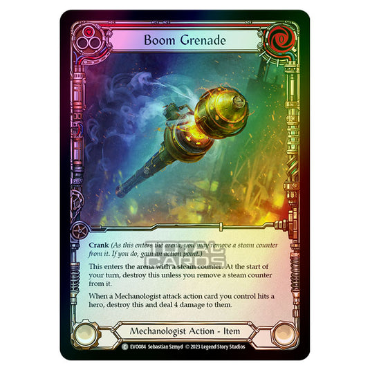 Flesh & Blood - Bright Lights - Boom Grenade (Red) (Rainbow Foil) - EVO084