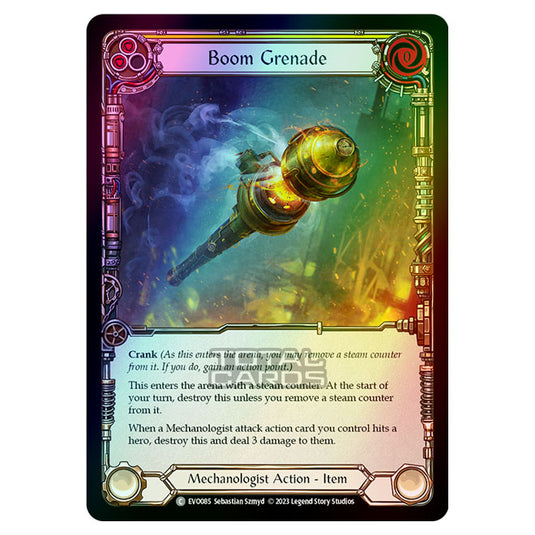 Flesh & Blood - Bright Lights - Boom Grenade (Yellow) (Rainbow Foil) - EVO085