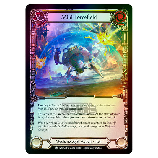 Flesh & Blood - Bright Lights - Mini Forcefield (Yellow) (Rainbow Foil) - EVO094