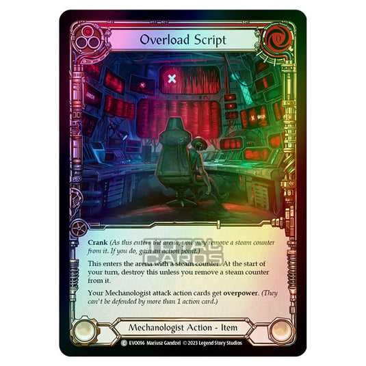 Flesh & Blood - Bright Lights - Overload Script (Rainbow Foil) - EVO096