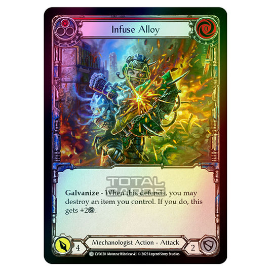 Flesh & Blood - Bright Lights - Infuse Alloy (Red) (Rainbow Foil) - EVO120