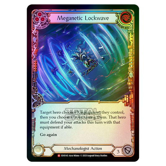 Flesh & Blood - Bright Lights - Meganetic Lockwave (Rainbow Foil) - EVO143