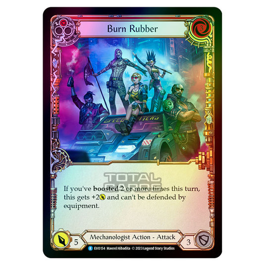 Flesh & Blood - Bright Lights - Burn Rubber (Rainbow Foil) - EVO154