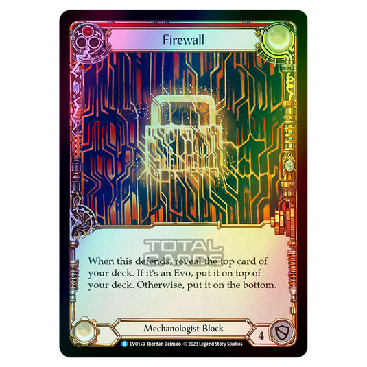 Flesh & Blood - Bright Lights - Firewall (Red) (Rainbow Foil) - EVO159