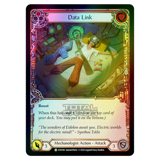 Flesh & Blood - Bright Lights - Data Link (Red) (Rainbow Foil) - EVO186