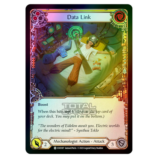 Flesh & Blood - Bright Lights - Data Link (Yellow) (Rainbow Foil) - EVO187