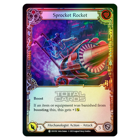 Flesh & Blood - Bright Lights - Sprocket Rocket (Red) (Rainbow Foil) - EVO192