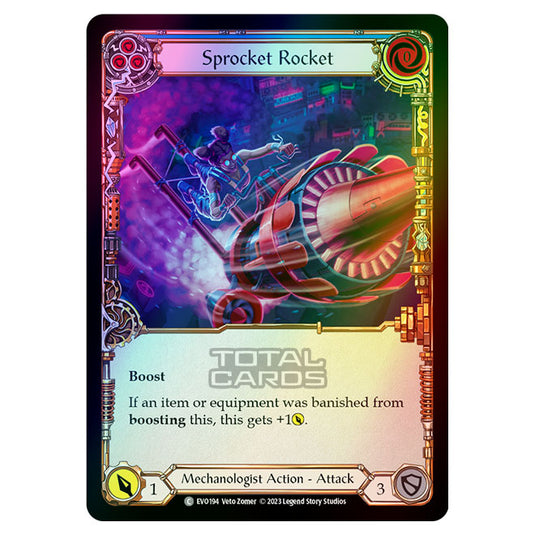 Flesh & Blood - Bright Lights - Sprocket Rocket (Blue) (Rainbow Foil) - EVO194