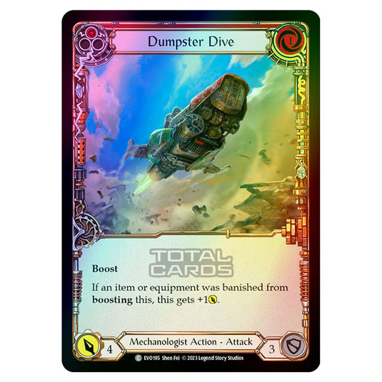 Flesh & Blood - Bright Lights - Dumpster Dive (Red) (Rainbow Foil) - EVO195