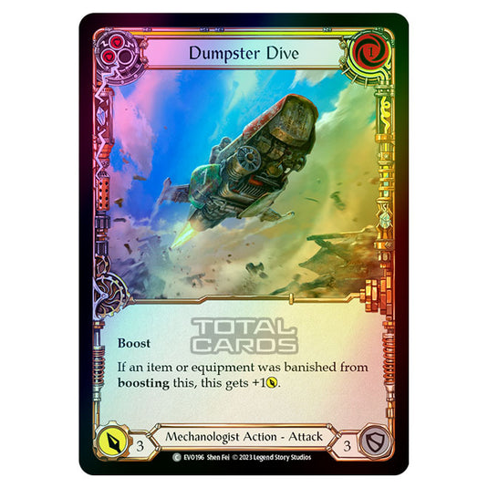 Flesh & Blood - Bright Lights - Dumpster Dive (Yellow) (Rainbow Foil) - EVO196