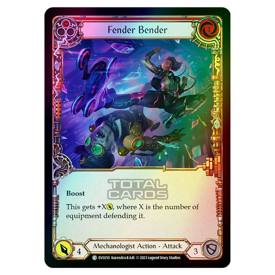 Flesh & Blood - Bright Lights - Fender Bender (Red) (Rainbow Foil) - EVO210