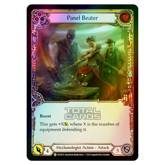 Flesh & Blood - Bright Lights - Panel Beater (Yellow) (Rainbow Foil) - EVO214