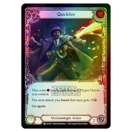 Flesh & Blood - Bright Lights - Quickfire (Blue) (Rainbow Foil) - EVO227