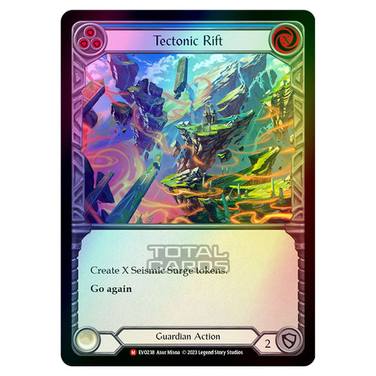 Flesh & Blood - Bright Lights - Tectonic Rift (Rainbow Foil) - EVO238