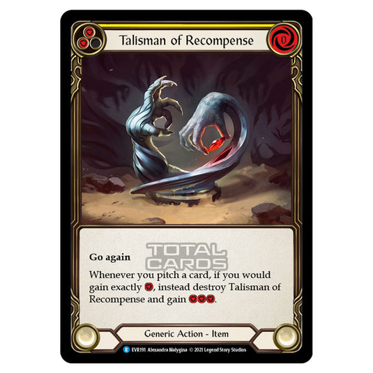 Flesh & Blood - Everfest - Talisman Of Recompense (Rare) EVR191