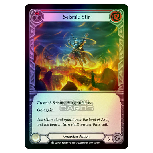 Flesh & Blood - Everfest - Seismic Stir (Common) EVR030 (Rainbow Foil)