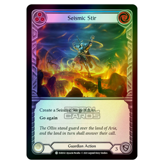 Flesh & Blood - Everfest - Seismic Stir (Common) EVR032 (Rainbow Foil)