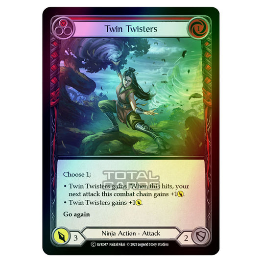 Flesh & Blood - Everfest - Twin Twisters (Common) EVR047 (Rainbow Foil)