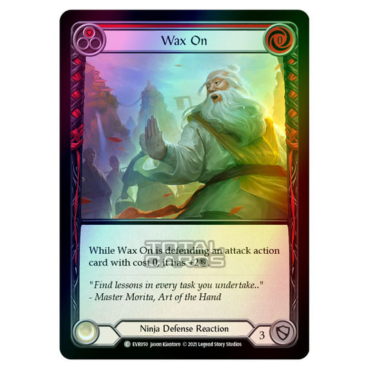 Flesh & Blood - Everfest - Wax On (Common) EVR050 (Rainbow Foil)