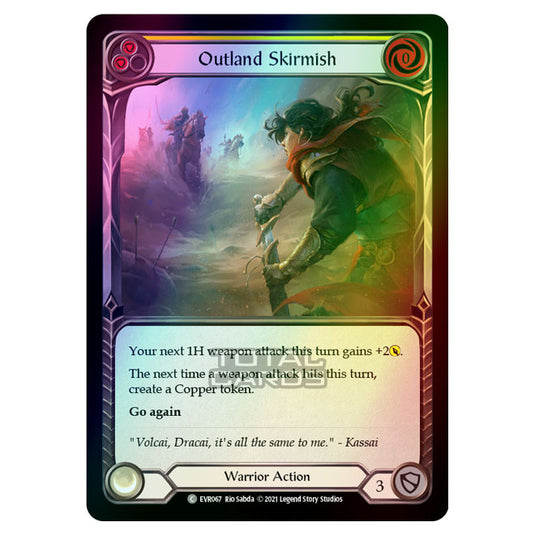 Flesh & Blood - Everfest - Outland Skirmish (Common) EVR067 (Rainbow Foil)