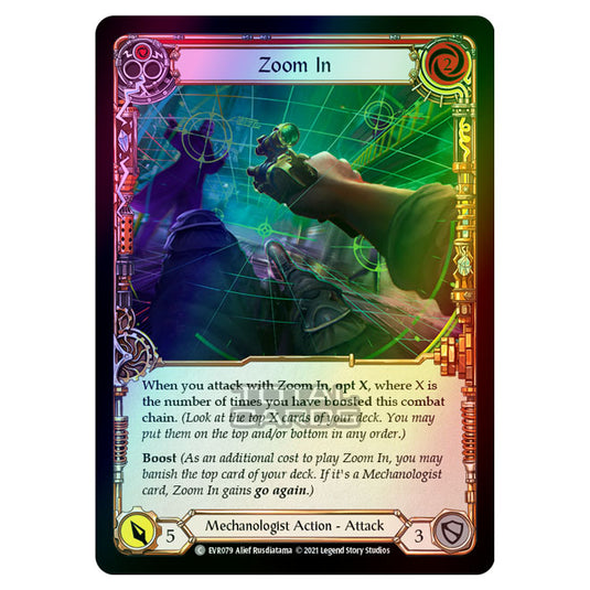 Flesh & Blood - Everfest - Zoom In (Common) EVR079 (Rainbow Foil)