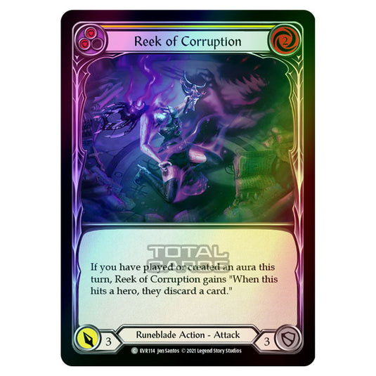 Flesh & Blood - Everfest - Reek Of Corruption (Common) EVR114 (Rainbow Foil)