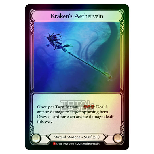 Flesh & Blood - Everfest - Kraken'S Aethervein (Majestic) EVR121 (Cold Foil)