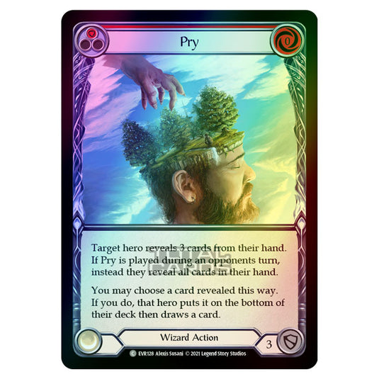 Flesh & Blood - Everfest - Pry (Common) EVR128 (Rainbow Foil)