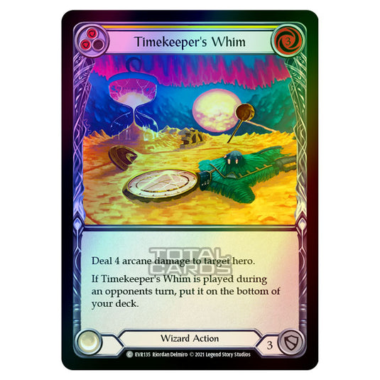 Flesh & Blood - Everfest - Timekeeper'S Whim (Common) EVR135 (Rainbow Foil)