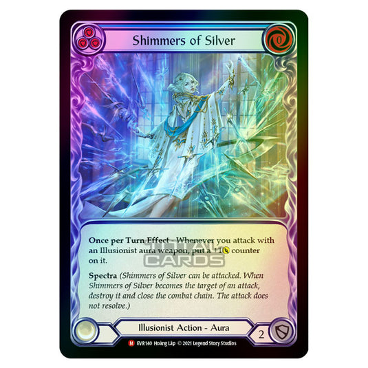 Flesh & Blood - Everfest - Shimmers Of Silver (Majestic) EVR140 (Rainbow Foil)