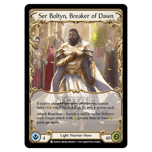 Flesh & Blood - Monarch - Ser Boltyn, Breaker of Dawn - Monarch Case Promo - HER039