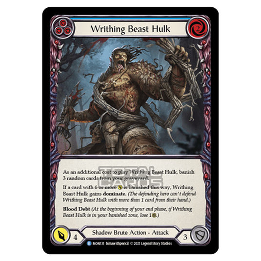 Flesh & Blood - Monarch - Writhing Beast Hulk (Rare) MON131