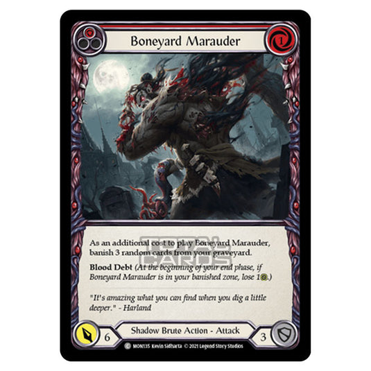 Flesh & Blood - Monarch - Boneyard Marauder (Common) MON135