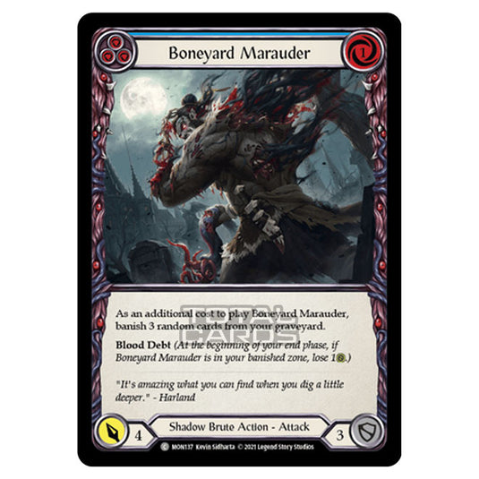 Flesh & Blood - Monarch - Boneyard Marauder (Common) MON137