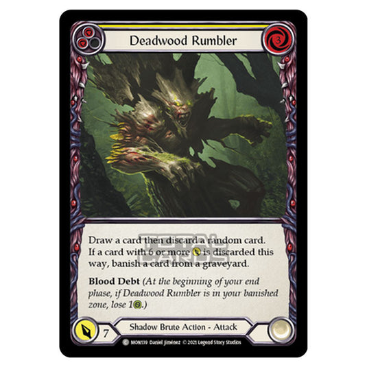 Flesh & Blood - Monarch - Deadwood Rumbler (Common) MON139