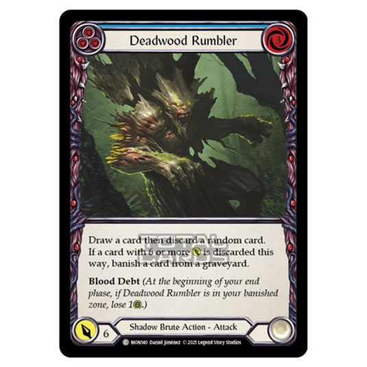 Flesh & Blood - Monarch - Deadwood Rumbler (Common) MON140