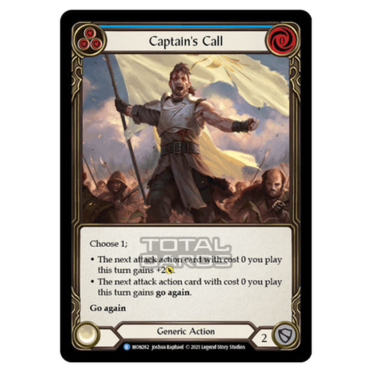 Flesh & Blood - Monarch - Captain's Call (Rare) MON262