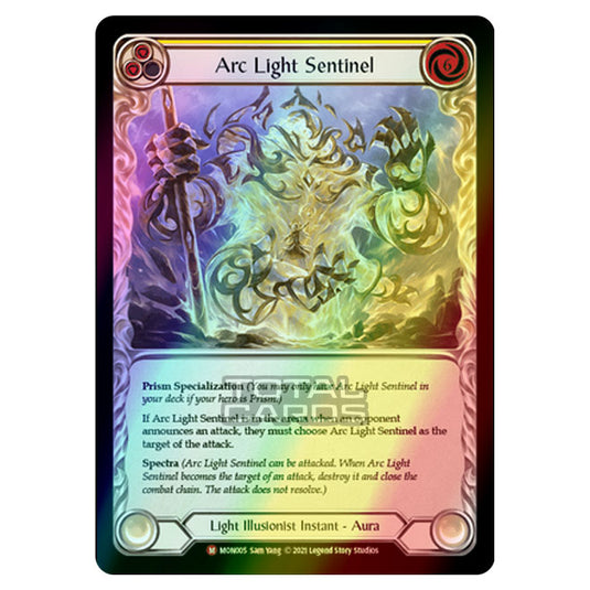 Flesh & Blood - Monarch - Arc Light Sentinel (Majestic) MON005 (Rainbow Foil)