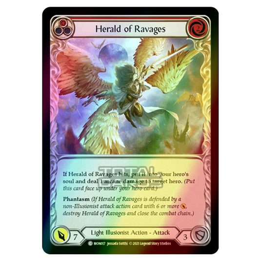 Flesh & Blood - Monarch - Herald of Ravages (Common) MON017 (Rainbow Foil)