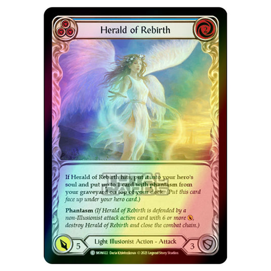 Flesh & Blood - Monarch - Herald of Rebirth (Common) MON022 (Rainbow Foil)